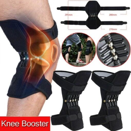 Joint Support Knee Pads Breathable Power Lift Joint Support Bandage Knee Pad Power Knee Stabilizer Pads Spring Force Knee Booste